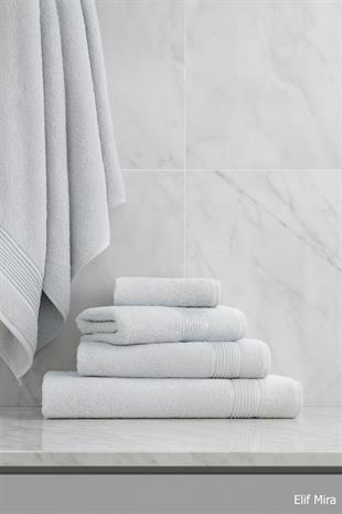 6 Parça Banyo Havlusu Seti %100 Pamuklu 70x140 cm Serenio