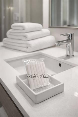 600 Adet 12 gr Mini Otel Sabunu – Şeffaf Jelatin Sargılı Buklet Misafir Sabunu