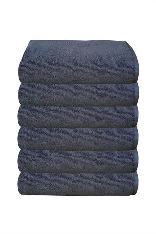 6lı Paket Mikrofiber Boya Tutmayan Kuaför Saç Havlusu 50x90 Cm