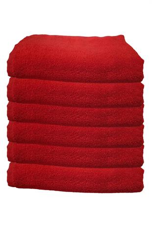 6lı Paket Mikrofiber Boya Tutmayan Kuaför Saç Havlusu 50x90 Cm