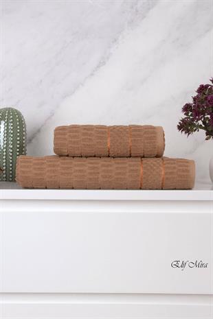 Banyo Havlu Seti %100 Pamuk 2 Parça (50×90 + 90×150 cm) | Soft Comfort