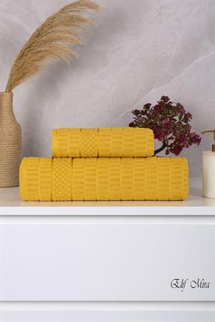 Banyo Havlu Seti %100 Pamuk 2 Parça (50×90 + 90×150 cm) | Soft Comfort