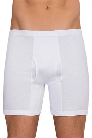 Berrak Erkek Beyaz 6lı Pamuklu Klasik Paçalı Külot