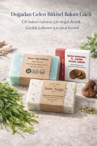 Botanik Özlü 3 lü Doğal Sabun Seti Özel Bitkisel Seri