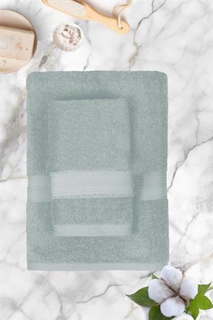 Büyük Battal Boy 2li Set Banyo ve Hamam Havlusu %100 Pamuklu Denis