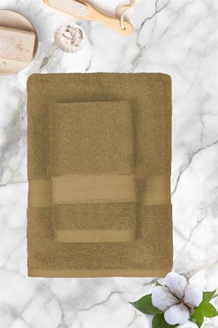 Büyük Battal Boy 2li Set Banyo ve Hamam Havlusu %100 Pamuklu Denis