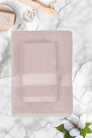 Büyük Battal Boy 2li Set Banyo ve Hamam Havlusu %100 Pamuklu Denis