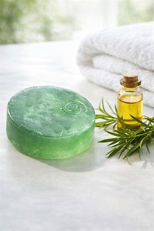 Çay Ağacı Yağlı El Yapımı Doğal Oval Sabun - 100 gr