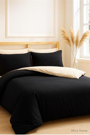 Çift Kişilik Düz Renk Nevresim Seti ( Nevresim + Yastık Kılıfı )