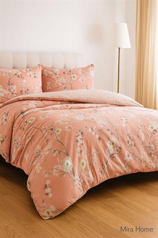 Çift Kişilik Nevresim Takımı Pamuklu Çiçek Harmanı