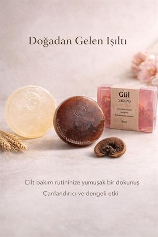 Cilt Canlandırıcı ve Aydınlık Görünüm Sağlayan 3 lü Doğal Sabun Bakım Seti