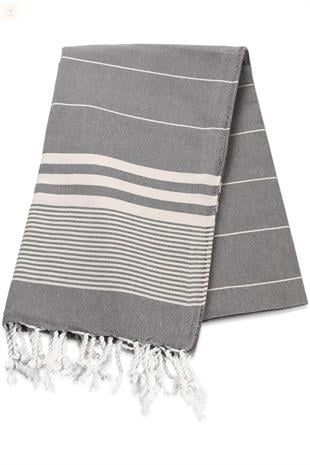 Çizgili %100 Pamuk Soft Peştemal Banyo Plaj Havlusu 100x180 Cm