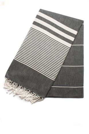 Çizgili %100 Pamuk Soft Peştemal Banyo Plaj Havlusu 100x180 Cm