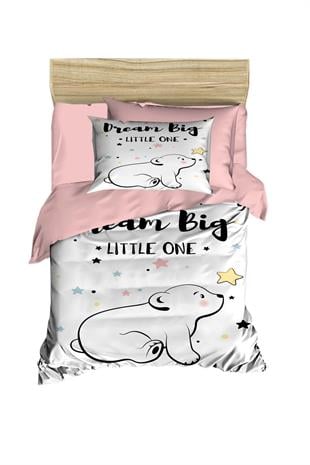 Dijital Baskılı 3d Pamuklu Yenidoğan Bebek Nevresim Takımı Dream Big