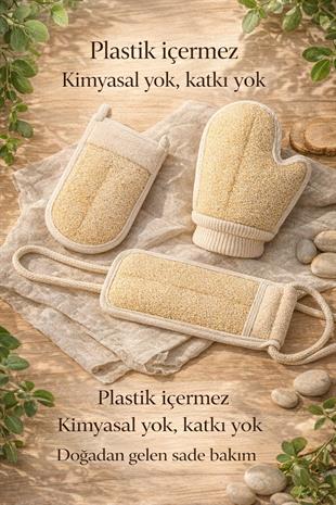 Doğal Kabak Lifi Kese Seti 4’lü Avantaj Paketi