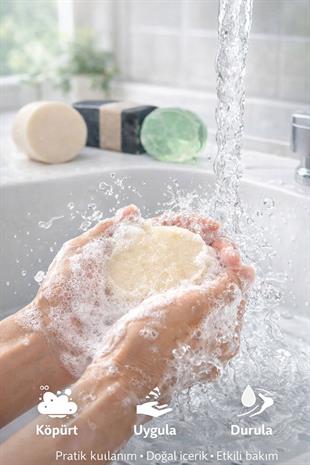 Doğal Sabun Seti 3’lü Bakım Paketi Aktif Karbon /Çay Ağacı /Keçi Sütlü