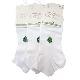 Emre Erkek Bambu Kısa Patik Çorap 6 Lı Paket
