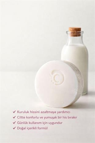 Eşek Sütlü El Yapımı Doğal Oval Sabun - 100 gr