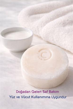 Eşek Sütlü El Yapımı Doğal Oval Sabun - 100 gr