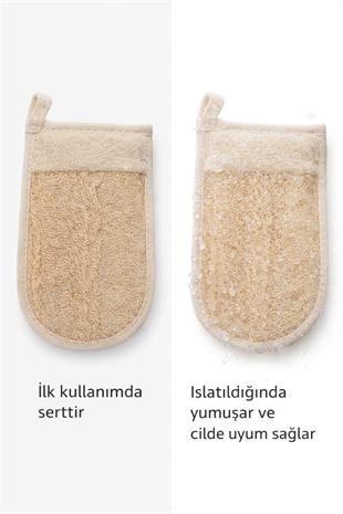 Kabak Lifli Eldiven Battal Vücut Kesesi