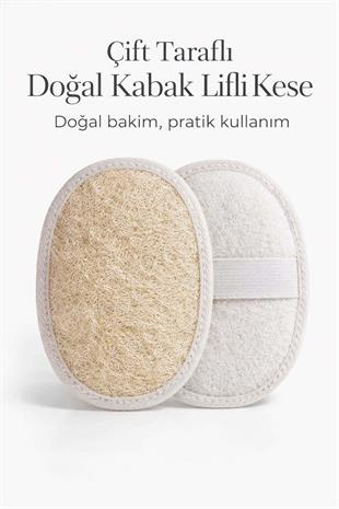 Kabak Lifli Oval Lastikli Yüz Ve Vücut Kesesi