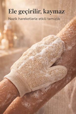 Kabak Lifli Parmaklı Eldiven Vücut Kesesi