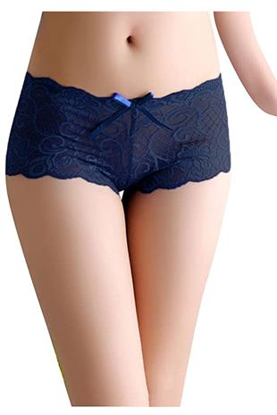 Kadın Dantel Boxer Esnek Rahat Estetik  