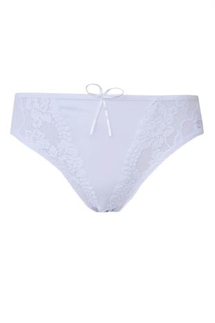 Kadın Dantel Detaylı Külot Pamuklu Renkli Güpürlü Bikini