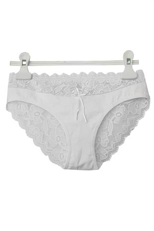 Kadın Dantel Külot Pamuklu Renkli Güpürlü Bikini Yumuşak