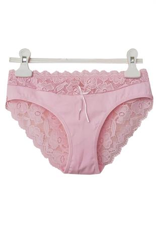 Kadın Dantel Külot Pamuklu Renkli Güpürlü Bikini Yumuşak