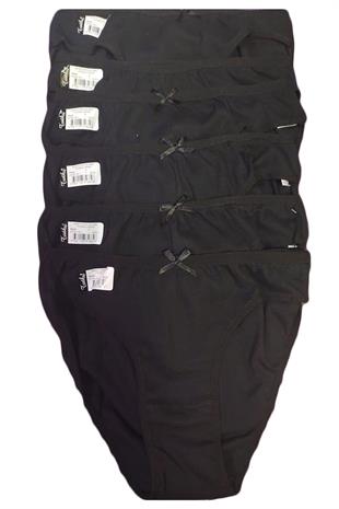 Kadın Fiyonklu İnce Bel Düz Bikini Külot Pamuklu Rahat 