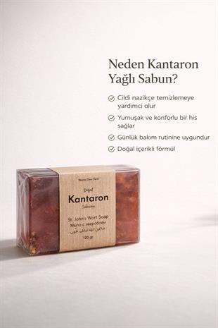Kantaron Yağlı Cilt Bakım Sabunu - 120 gr