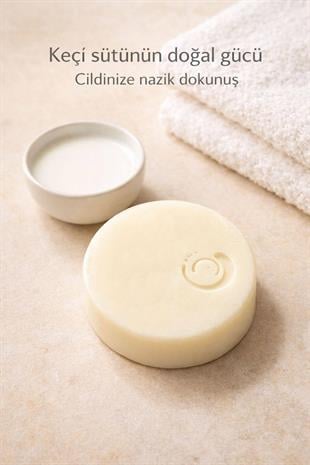 Keçi Sütlü El Yapımı Doğal Oval Sabun - 100 gr
