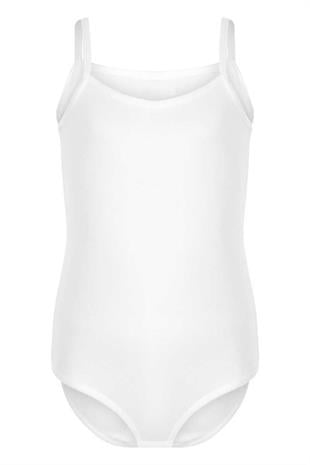 Kız Çocuk İp Askılı Kancalı Body  Pamuklu Rahat Atlet