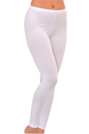 Kota Kadın Düz Desensiz Uzun Bayan Yüksek Bel Penye Tayt Pantolon