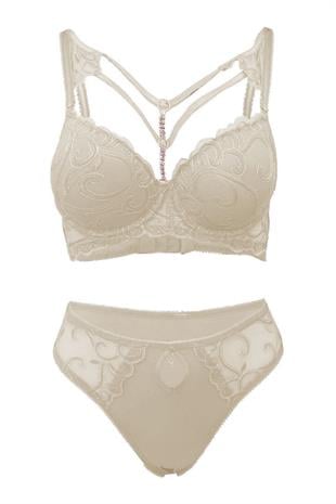 Le Jardin 5010 Şeritli Pushup Destekli Sütyen Takımı Mercia 