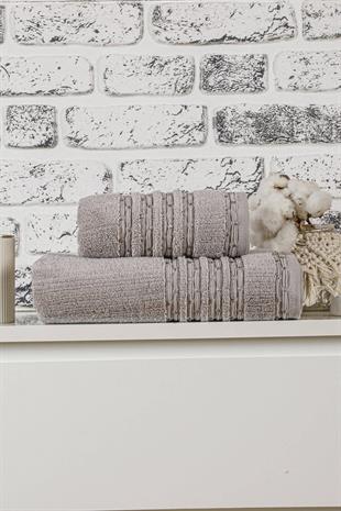 Mira Home Banyo Havlu Seti 2 li Banyo Havlu Takımı Soft Pamuklu Great