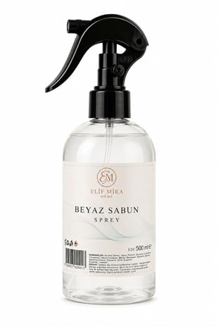 Oda Kokusu Sprey Beyaz Sabun Kalıcı Oda Parfümü 500 ml