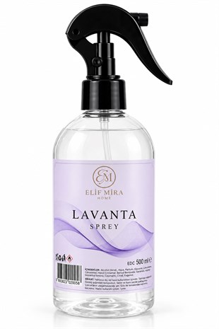 Oda Kokusu Sprey Lavanta Kalıcı Oda Parfümü 500 ml