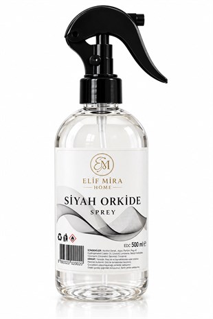 Oda Kokusu Sprey Siyah Orkide Kalıcı Oda Parfümü 500 ml