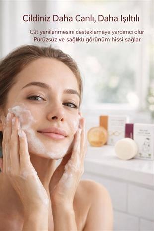 Olgun Ciltler İçin Yenileyici ve Dolgunlaştırıcı 3 lü Doğal Bakım Sabun Seti