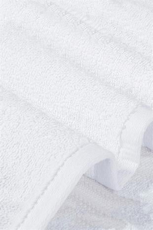 Otel Banyo Havlusu %100 Pamuklu 90X150 Cm Beyaz 20/2 Ring 800 Gr