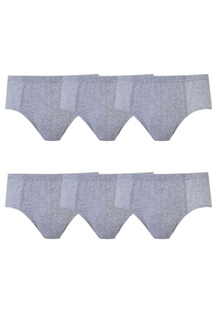 Seher 6 Adet Erkek Çocuk Pamuklu Slip Külot Seti SEC0037 Renkli Seri