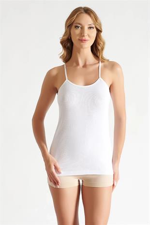 Seher Yıldızı Kadın İp Askılı Ribana Bayan Atlet 6 lı Paket