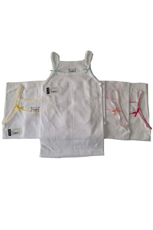 Tutku 6lı Kız Çocuk İp Askılı Gökkuşağı Atlet Pamuklu Fanila