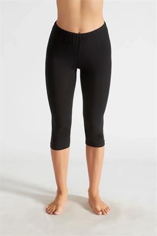 Tutku Elit Kadın Modal Elastan Kapri Tayt Diz Altı ELT2102