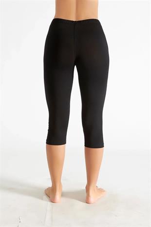 Tutku Elit Kadın Modal Elastan Kapri Tayt Diz Altı ELT2102