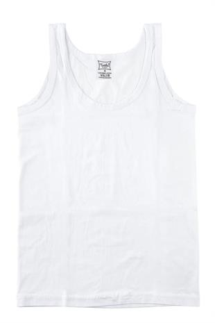 Tutku İç Giyim Erkek Çocuk Penye Pamuk Askılı Atlet 6lı Paket