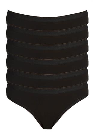 Tutku İç Giyim Kadın Bikini Külot İç Çamaşırı 6lı Paket