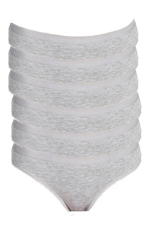 Tutku İç Giyim Kadın Bikini Külot İç Çamaşırı 6lı Paket